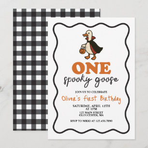 Ein Spooky GänseHalloween Einladung