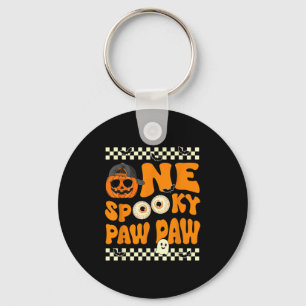 Ein Spooky Paw Paw Erste Geburtstags Halloween Jac Schlüsselanhänger