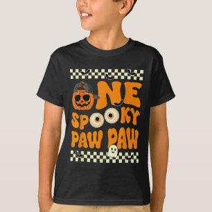 Ein Spooky Paw Paw Erste Geburtstags Halloween Jac T-Shirt
