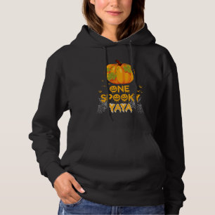 Ein Spooky Yaya Funny Familie Halloween Kostümmatt Hoodie