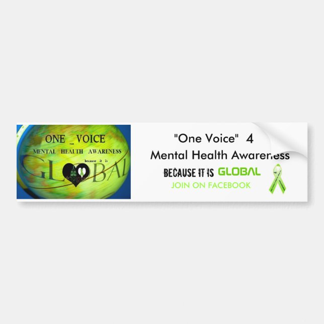 "Ein Sprach… Autoaufkleber (Vorne)