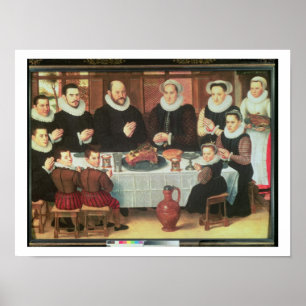 Ein Sprichwort der Familie Grace vor der Mahlzeit, Poster