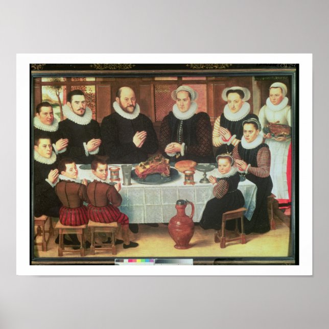 Ein Sprichwort der Familie Grace vor der Mahlzeit, Poster (Vorne)