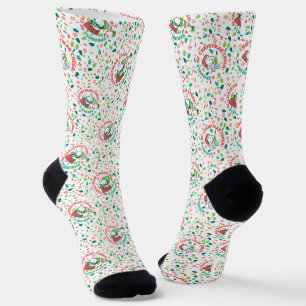 Ein Sprinkle Weihnachts-Cheer-Muster Socken