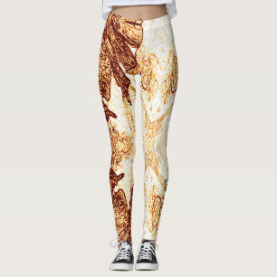 Ein Spritzer Orange Leggings