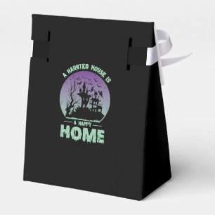 Ein Spukhaus ist ein glückliches Zuhause Geschenkschachtel