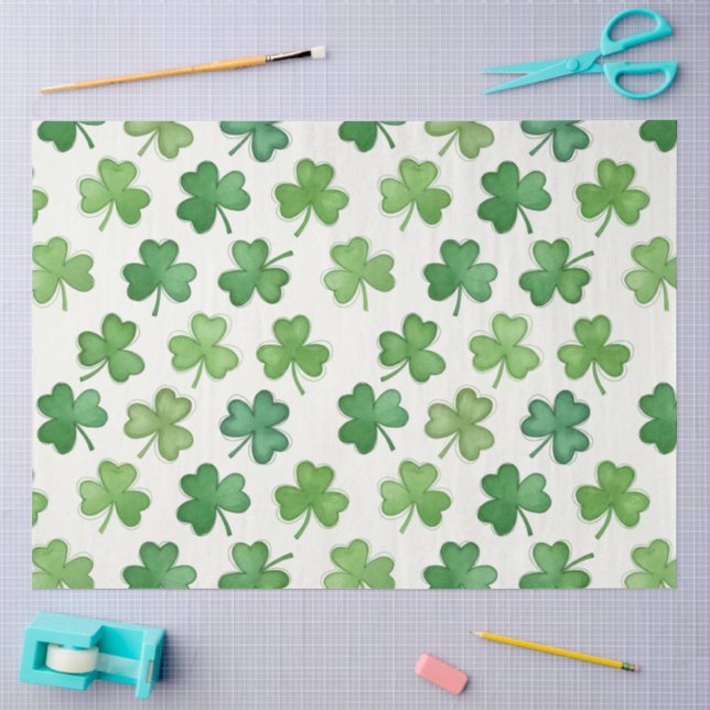 Ein St. Patrick-Serien-Design #9 Seidenpapier (Basteln)