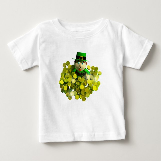 Ein St. Patrick's Day Gold Bath Baby T-shirt (Vorderseite)