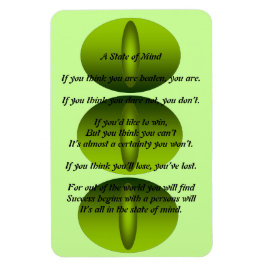 Ein Staat des Gedankengedichtemagneten Magnet