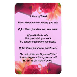 Ein Staat des Gedankengedichtemagneten Magnet