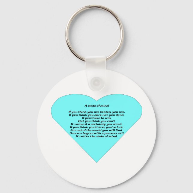 Ein Staat des Geistes Schlüsselanhänger (Vorderseite)