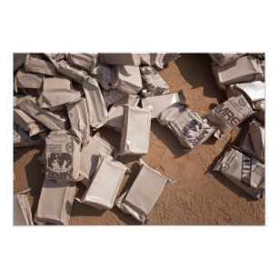 Ein Stapel zu essen Fotodruck