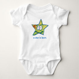 "Ein Star ist Geboren" Baby Jersey Bodysuit Strampler