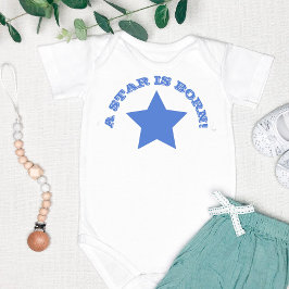 EIN STAR IST GEBOREN | Fuadquote Blue Star Baby Bo Baby Strampler