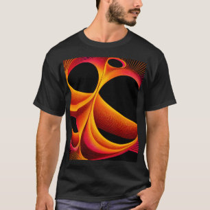 Ein stark manipuliertes Mandelbrot-Fraktal T-Shirt