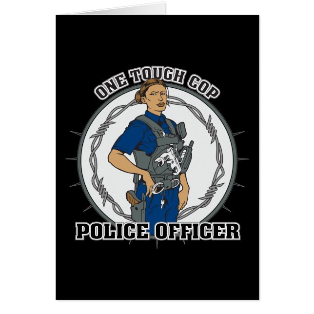 Ein starker weiblicher Polizist (Vorne)