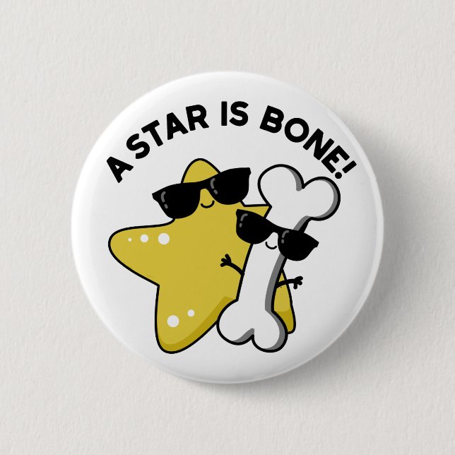 Ein Stern ist ein "Bone Funny Movie Title Puff" Button (Vorderseite)