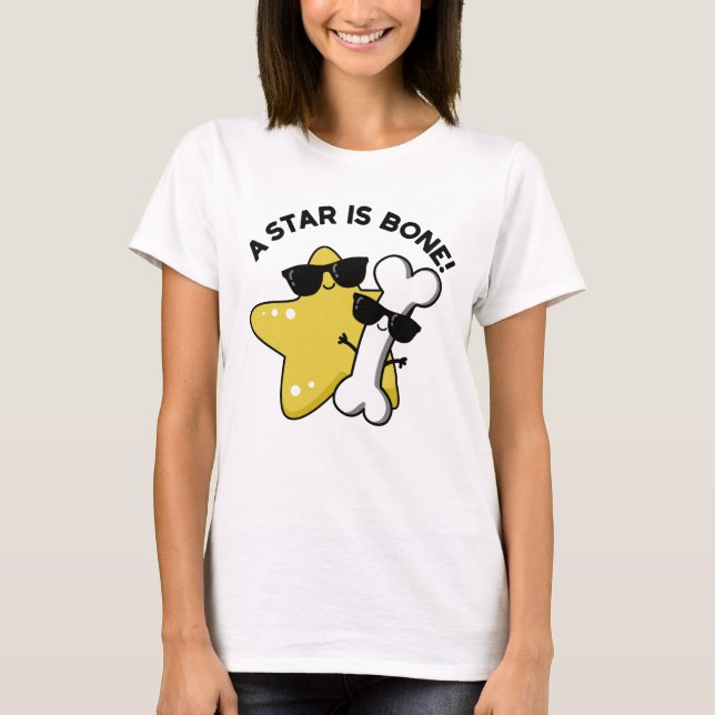 Ein Stern ist ein "Bone Funny Movie Title Puff" T-Shirt (Vorderseite)