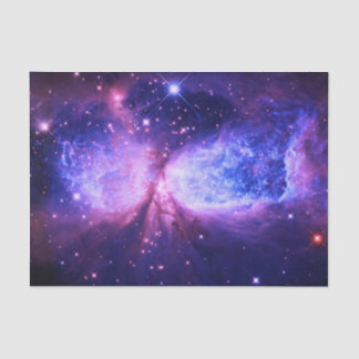 Ein Stern ist Geboren Lila blau Seidenpapier