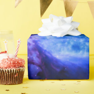 Ein Stern wird blau geboren Geschenkpapier