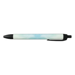 Ein Stift mit einem hellblauen und weißen Marmormu