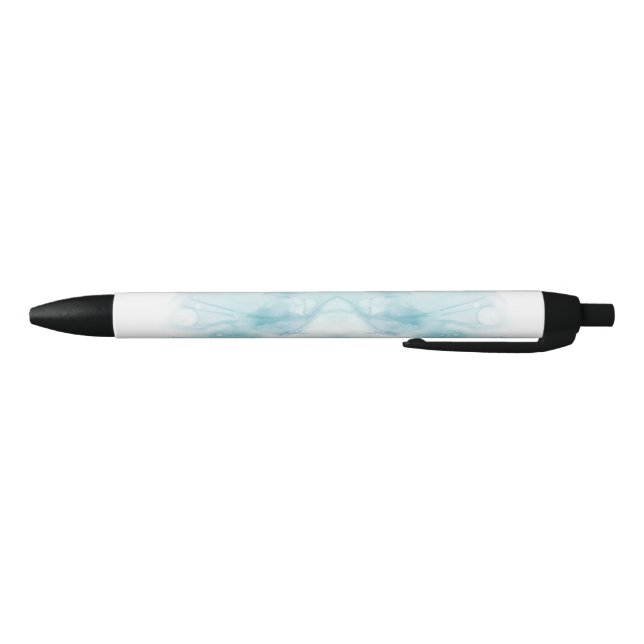 Ein Stift mit schwarzen Spitzen und einer Klemme h (Unterseite)