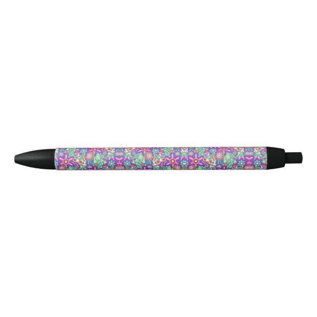Ein Stift mit schwarzer Spitze und Clip (Vorderseite)
