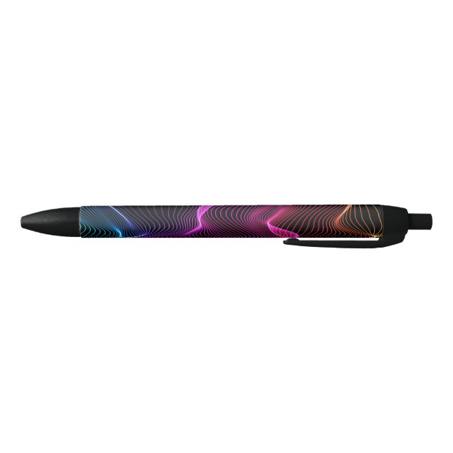 Ein Stift mit schwarzer Spitze und Clip (Unterseite)