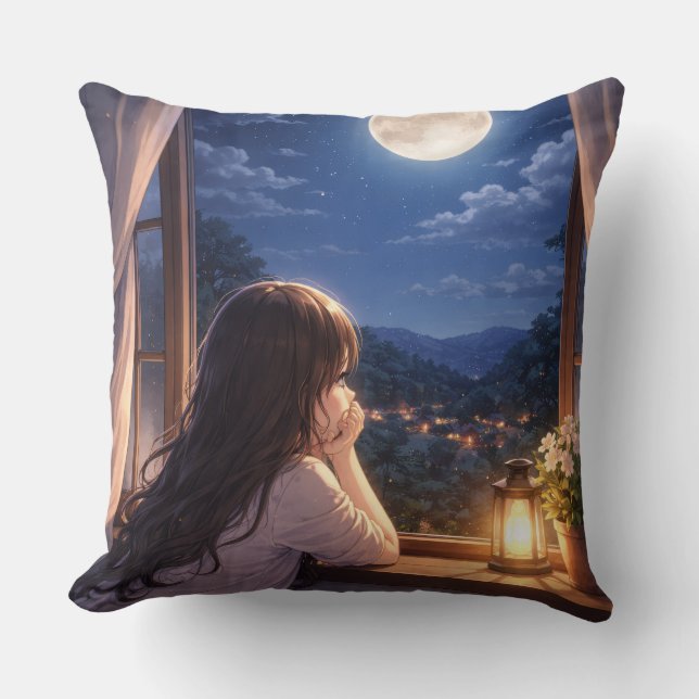 Ein stilles Gespräch mit dem Himmel Kissen (Vorderseite)