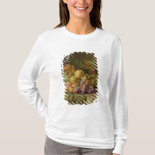Ein Stillleben der Melonen, der Trauben und der T-Shirt