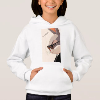Ein stilvoller Kaninchen-gemusterter Kinderhuhn Hoodie