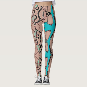 Ein stilvolles abstraktes "Ratti_Creative_Arts" Le Leggings