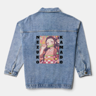 Ein stilvolles, modernes Denim mit Nezuko Jeansjacke