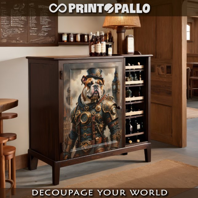 Ein stinkiger englischer Bulldog in London Seidenpapier (Von Creator hochgeladen)