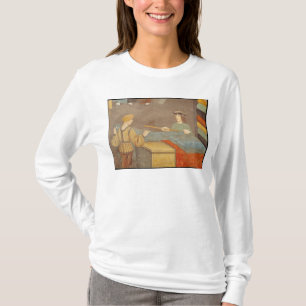 Ein Stoff-messender Handelsstoff T-Shirt