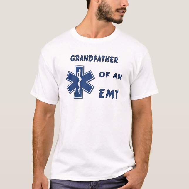 Ein stolzer EMT-Großvater T-Shirt (Vorderseite)