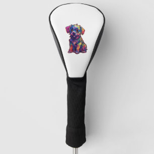Ein Strahl der Freude, der fluoreszierende leuchte Golf Headcover