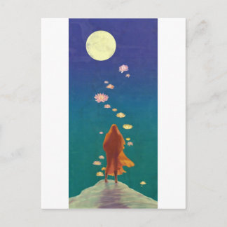 Ein strahlender Pfad Postkarte