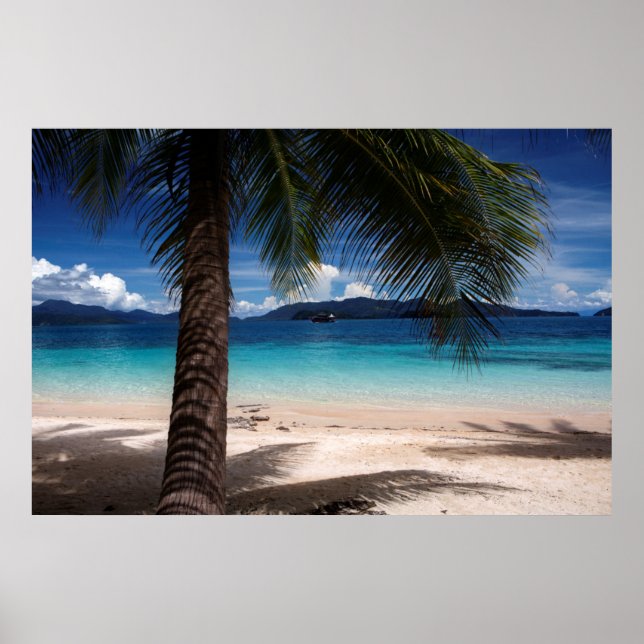 Ein Strand auf der Insel Koh Wai in Thailand Poster (Vorne)