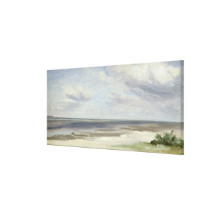 Ein Strand auf der Ostsee bei Laboe, 1842 Leinwanddruck