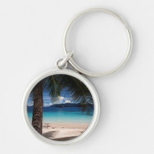 Ein Strand auf KOH Wai Insel in Thailand Schlüsselanhänger