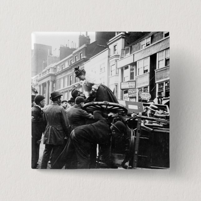 Ein Straßen-Unfall Button (Vorderseite)