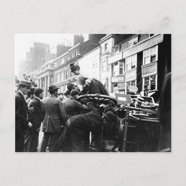 Ein Straßenunfall Postkarte (Vorderseite)