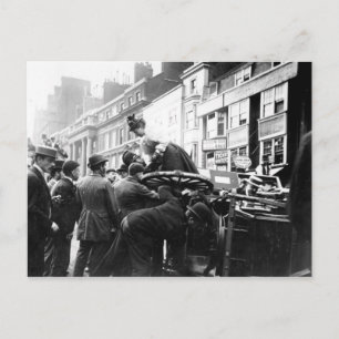 Ein Straßenunfall Postkarte