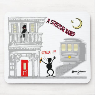 Ein Streetcar genannt WUNSCH Mousepad