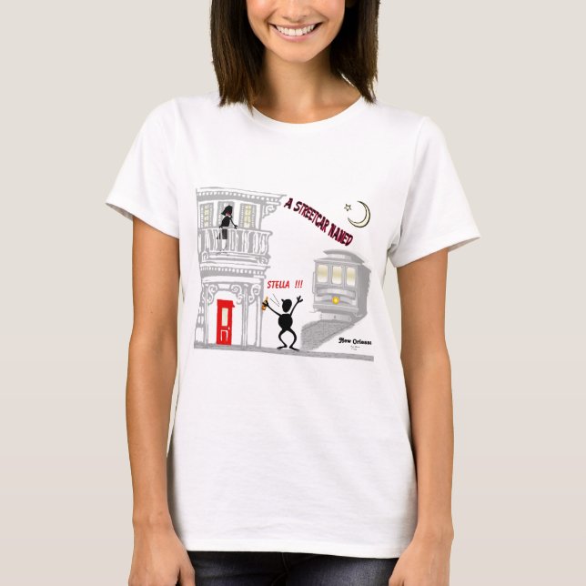 Ein Streetcar genannt WUNSCH T-Shirt (Vorderseite)