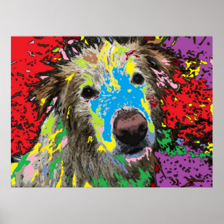 Ein streunender Hund Poster