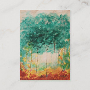 Ein Stroll im Park - ACEO Geschäfts-Visitenkarte Visitenkarte