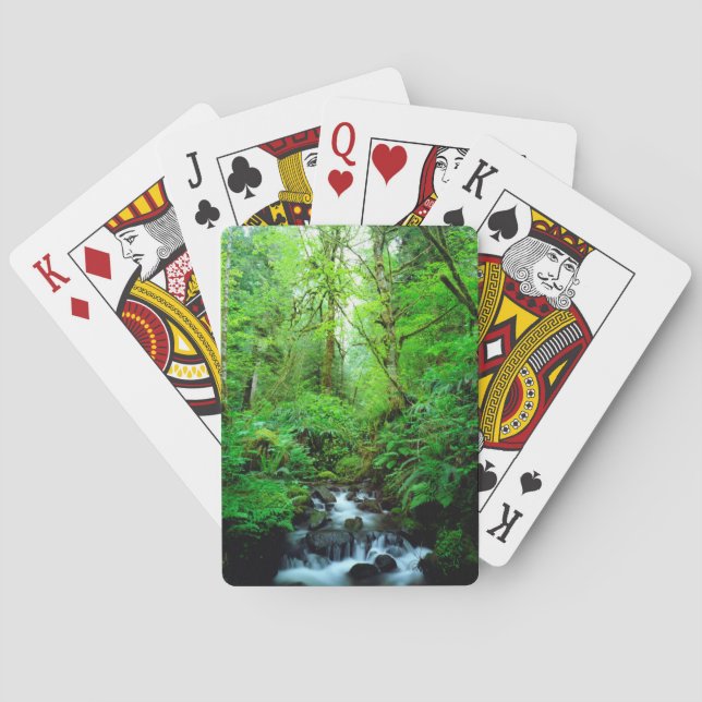 Ein Strom in einem alten Wald Spielkarten (Rückseite)