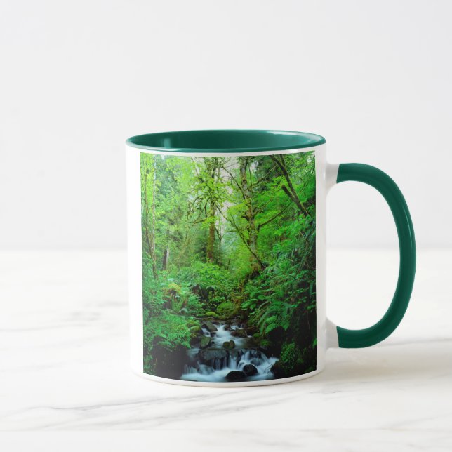 Ein Strom in einem alten Wald Tasse (Rechts)